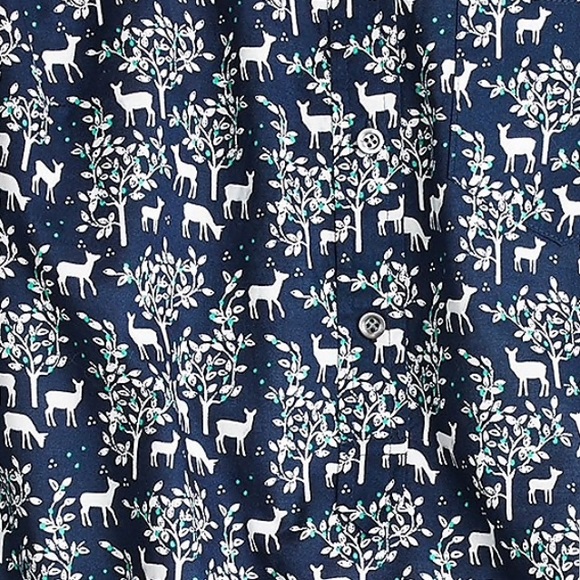 J.Crew “popover” shirt in deer print. - Picture 3 of 4
